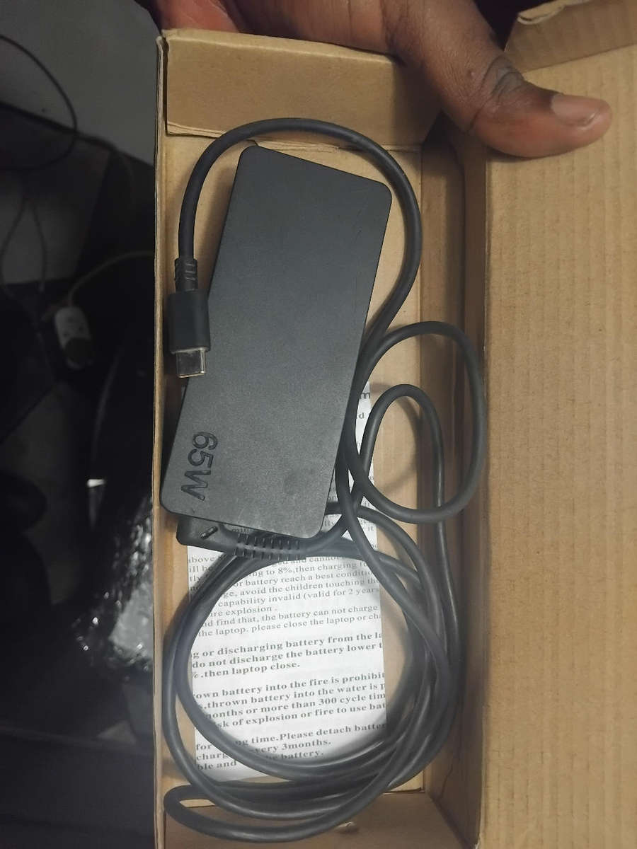 Lenovo original charger 65w type c