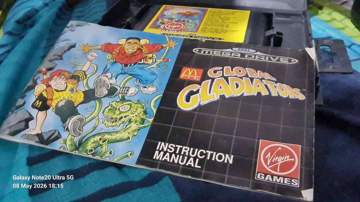 Global Gladiator Sega Mega drive original & complete