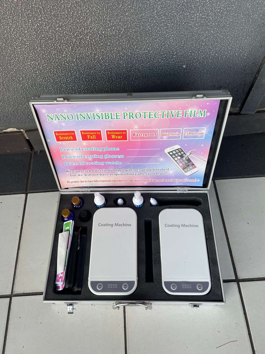 Full kit with Two machines nano liquid screen protector