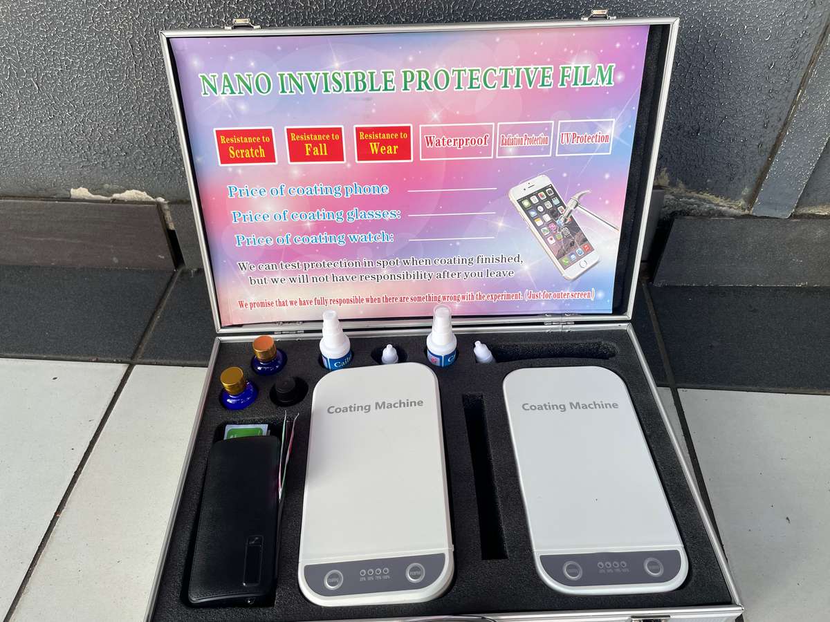 Full kit with Two machines nano liquid screen protector