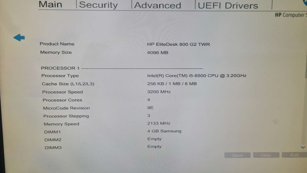 HP Elitedesk 800 G2 CORE i5 6th Generation