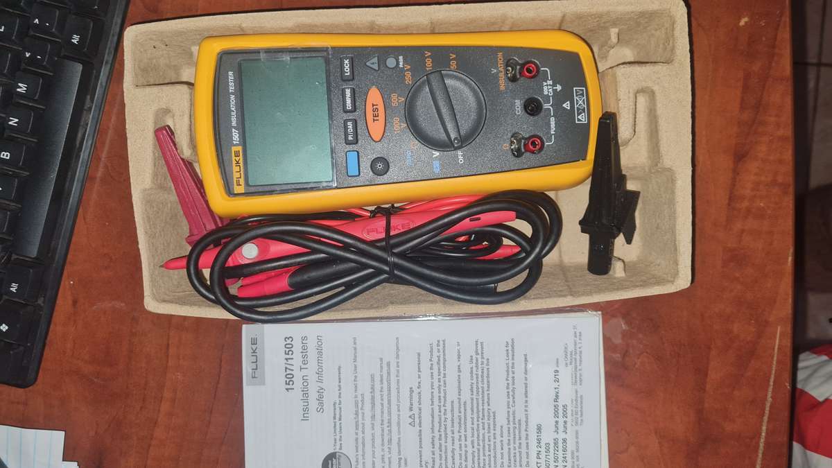 FLUKE 1507 TESTER WORTH R18000.00