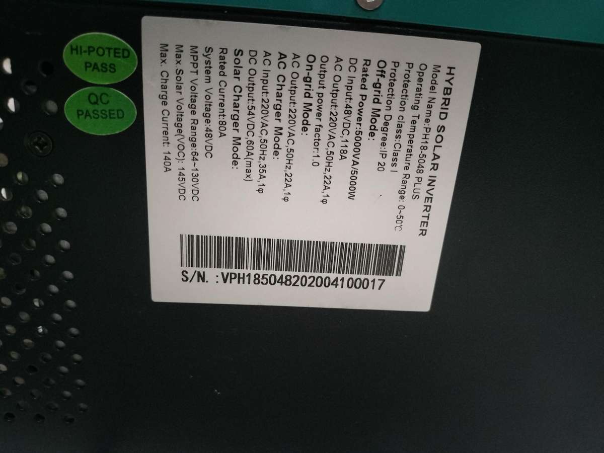 HYBRID SOLAR INVERTER