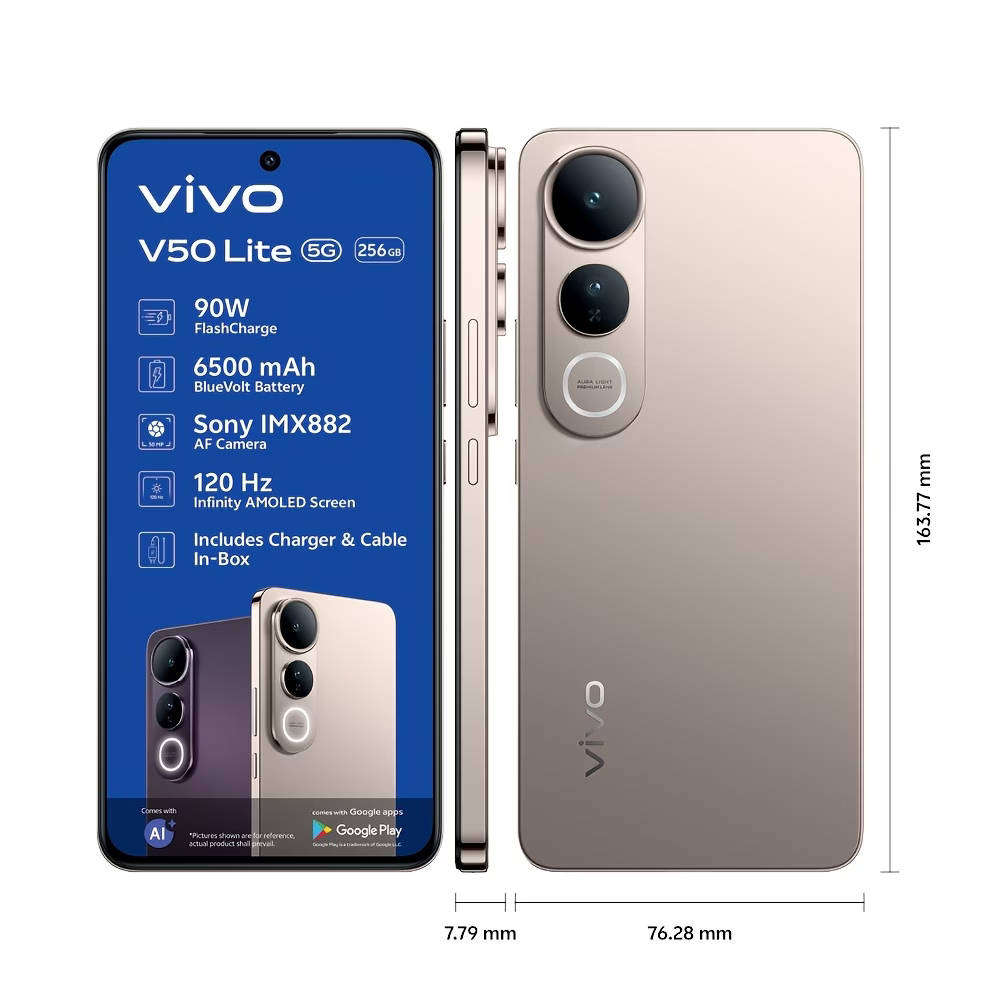 Vivo V50 Lite 8GB+256GB + Free Vivo Backpack