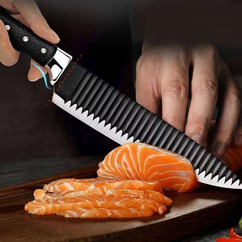 6pcs Non-Stick Coated Kitchen Knife