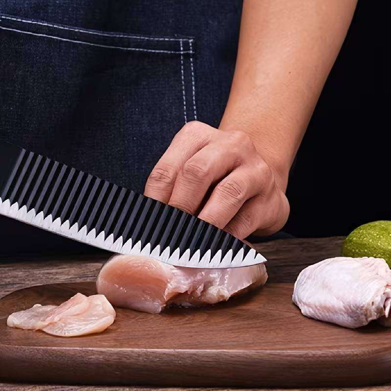 6pcs Non-Stick Coated Kitchen Knife