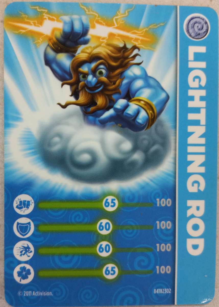 Lightning Rod Figurine - Skylanders Spyros Adventure
