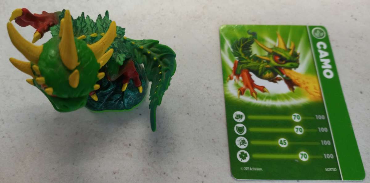 Camo Figurine - Skylanders Spyros Adventure