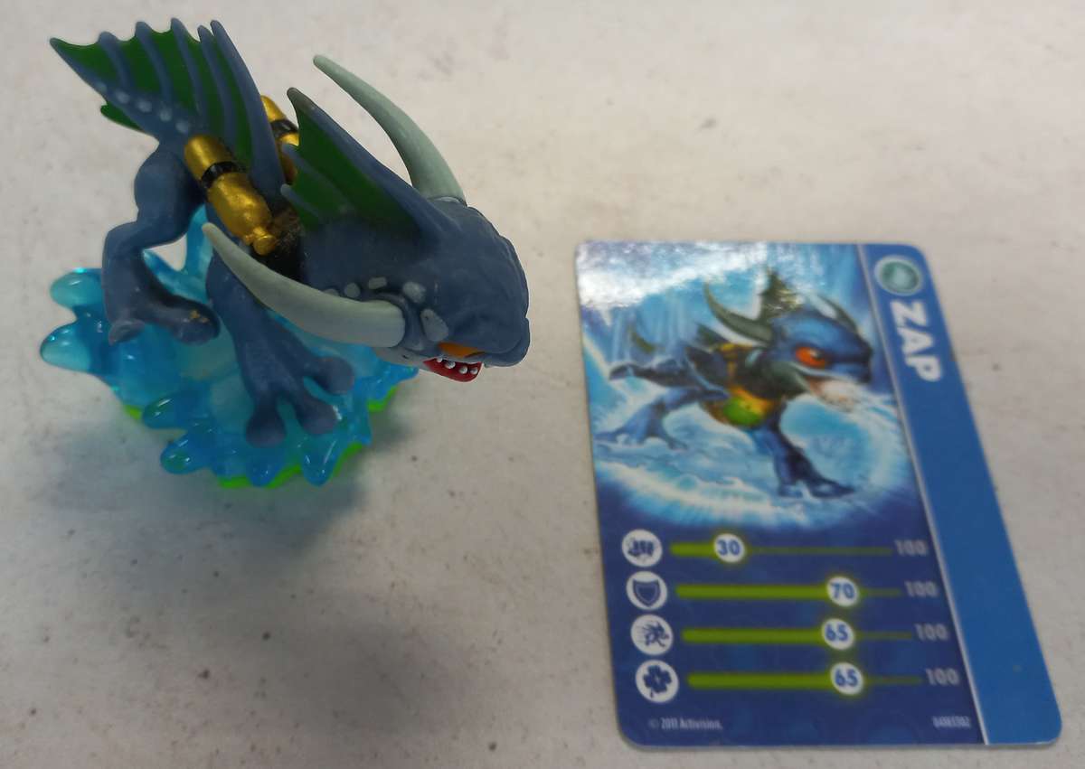 Zap Figurine - Skylanders Spyros Adventure
