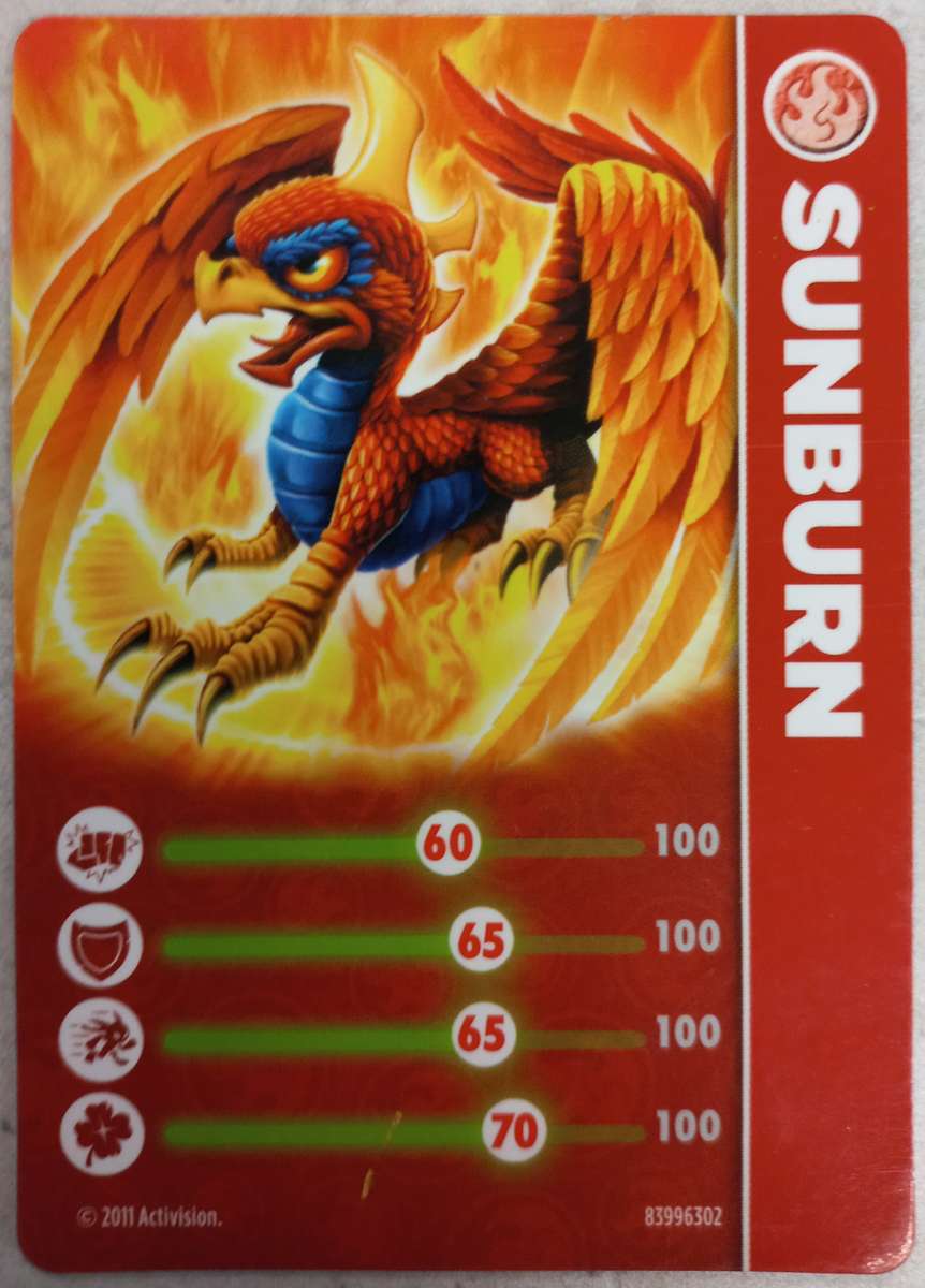 Sunburn Figurine - Skylanders Spyros Adventure