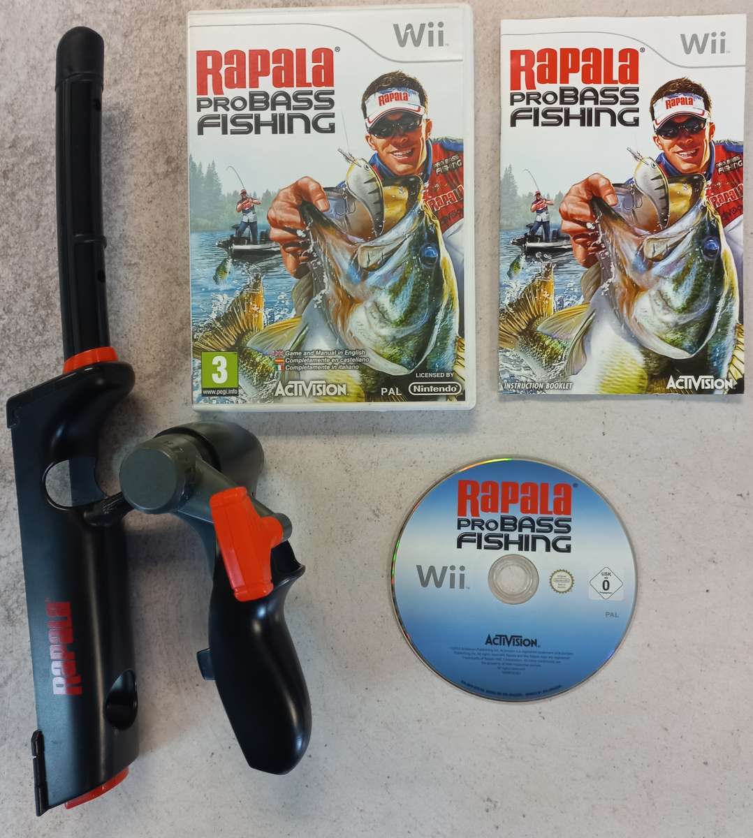Rapala Pro Bass Fishing (Fishing Rod Bundle) (Wii)