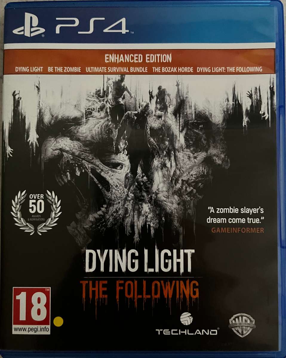 PS4 Game  Dying Light The Following  Tested  Enhanced Edition  Fast Shipping
