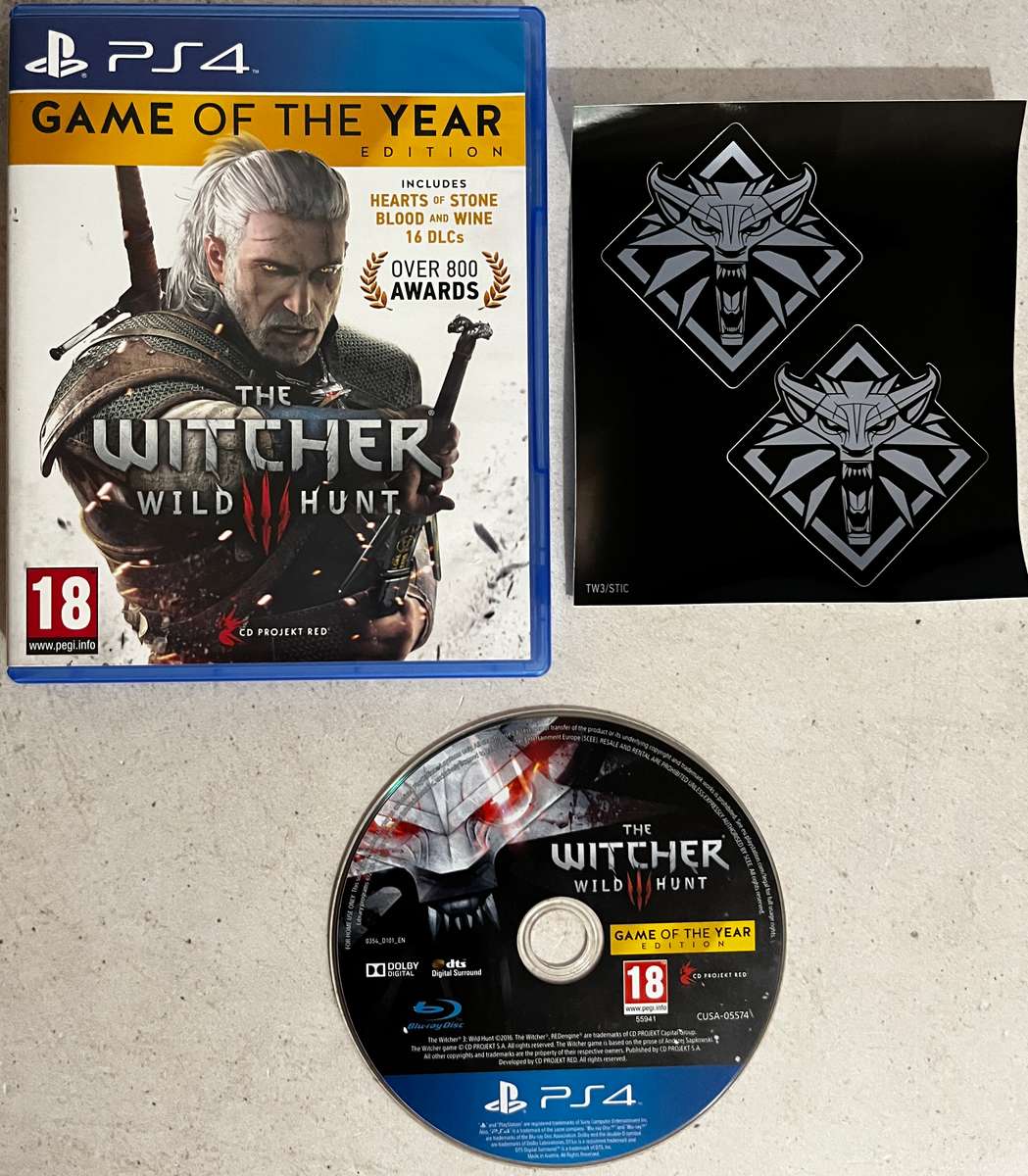 The Witcher 3 Wildhunt - Game of the Year Edition (PS4)