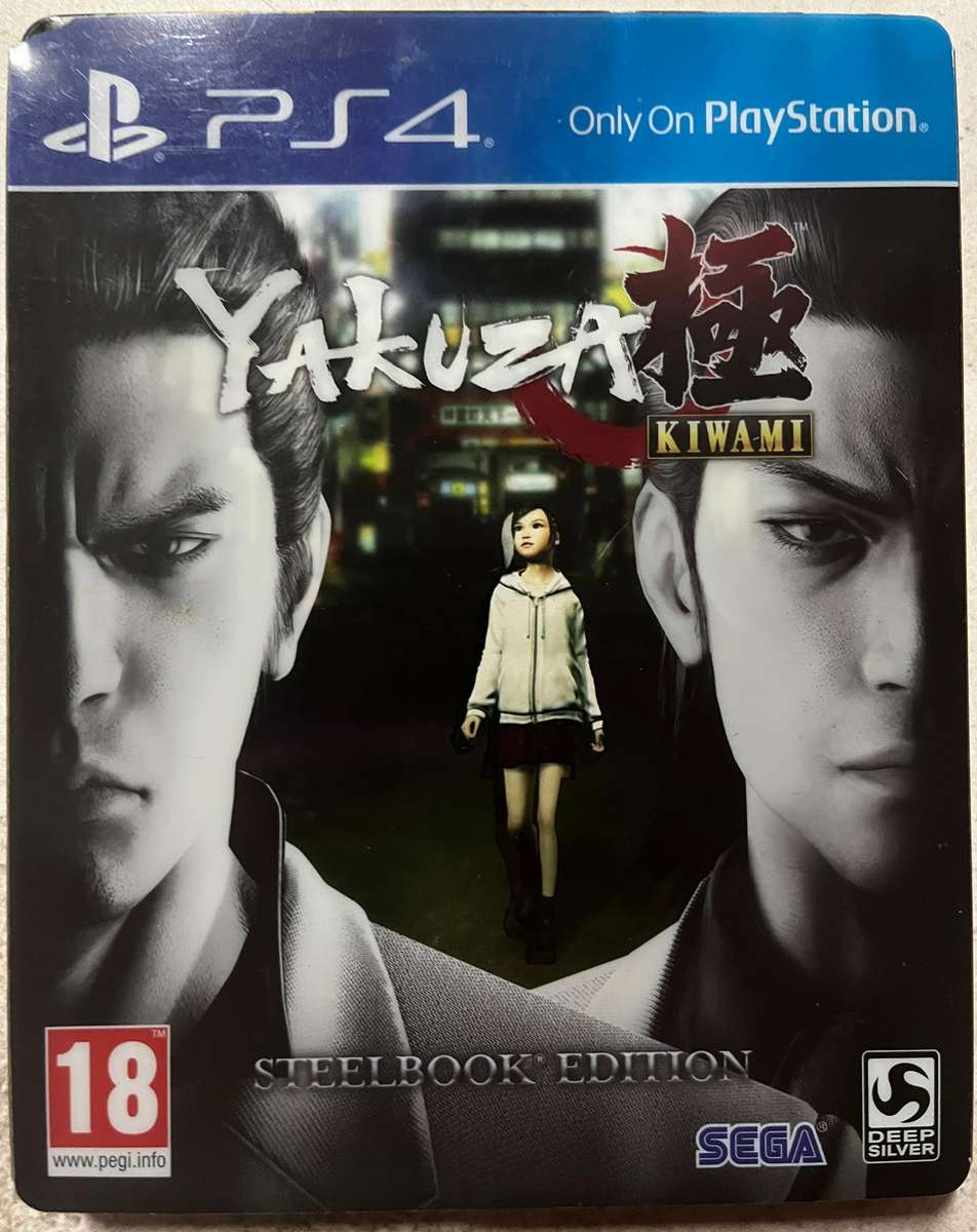 PS4 Game  Yakuza Kiwami Steelbook Edition  CIB  PlayStation 4