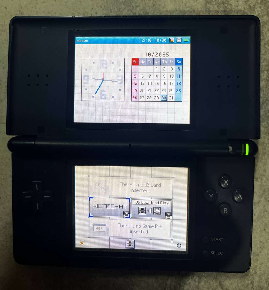 Lot of 3 Nintendo DS Consoles - Powers On, Not Reading Games