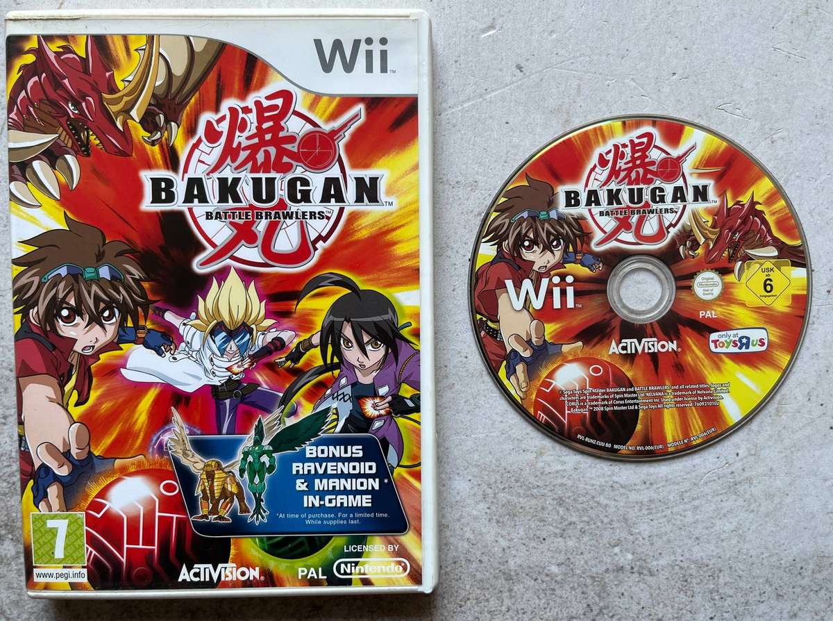 Nintendo Wii  Bakugan Battle Brawlers (Wii)  Action / Strategy Game