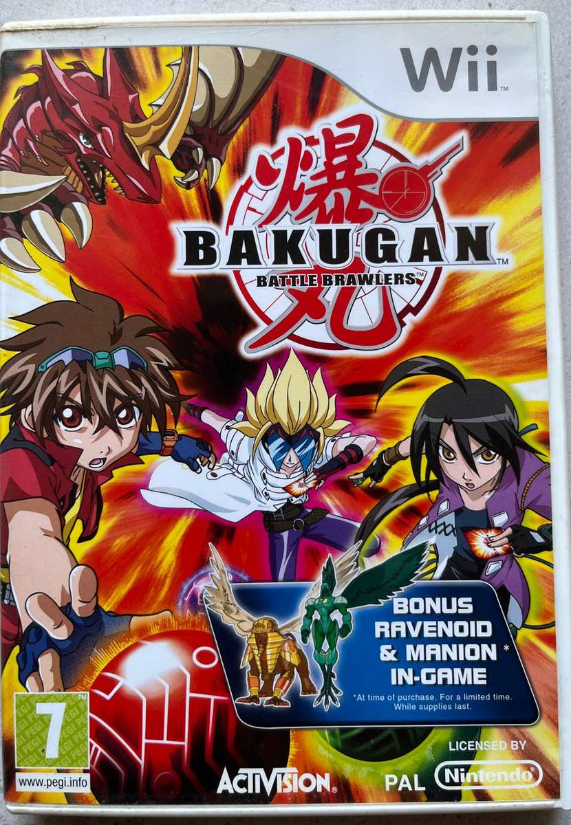 Nintendo Wii  Bakugan Battle Brawlers (Wii)  Action / Strategy Game