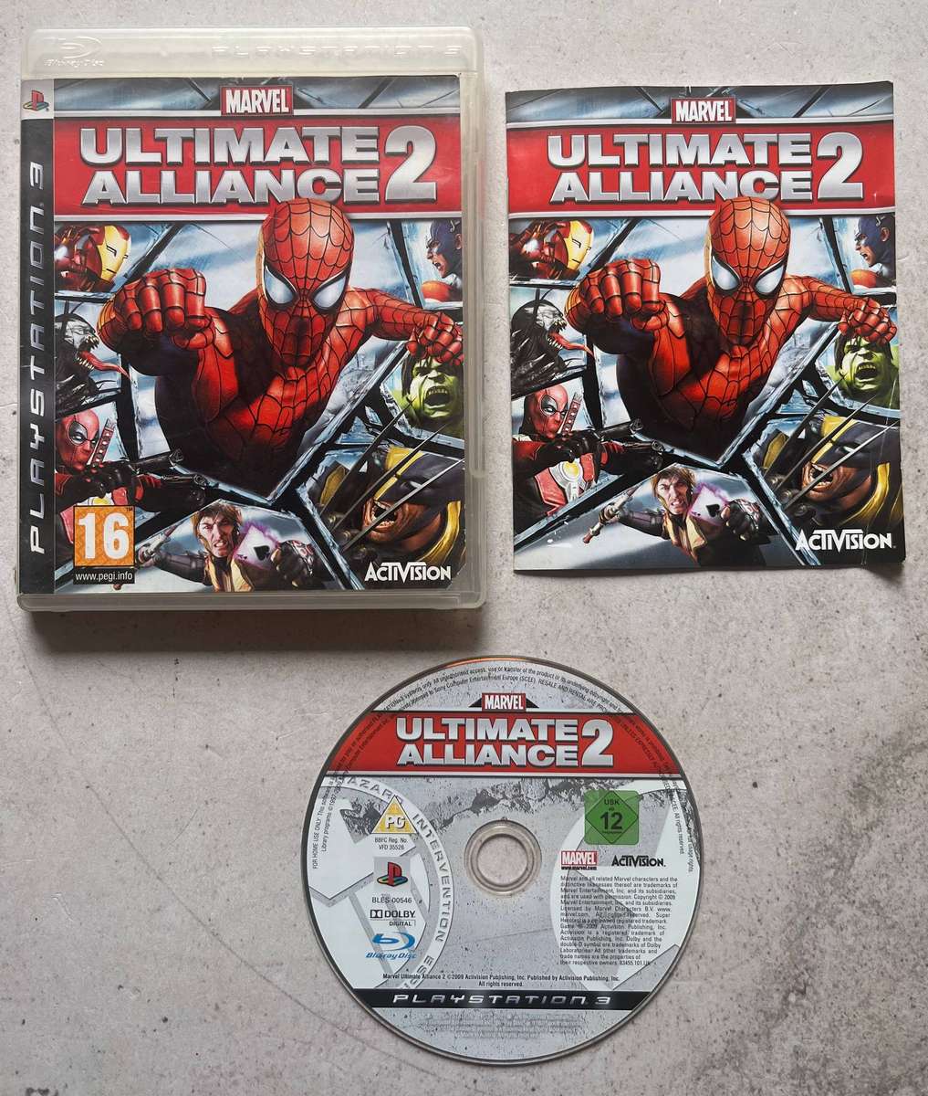Marvel Ultimate Alliance 1 & 2  PS3  Action RPG Bundle
