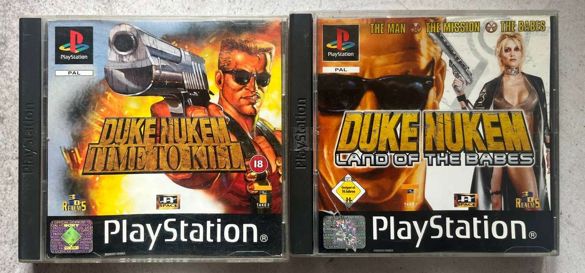 Duke Nukem Bundle  Time to Kill & Land of the Babes  PlayStation 1