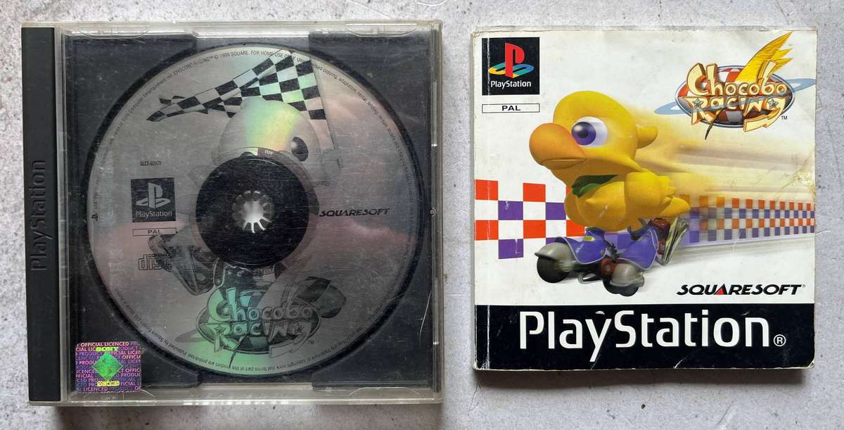 Chocobo Racing  PlayStation 1  Kart Racer  No Cover Art