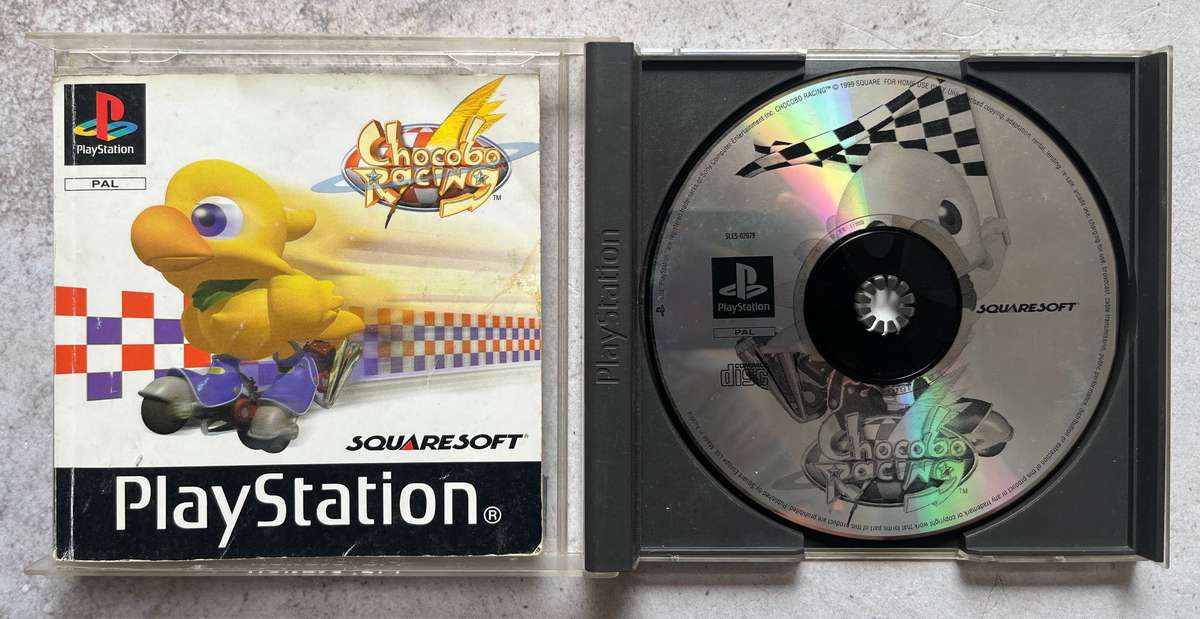 Chocobo Racing  PlayStation 1  Kart Racer  No Cover Art