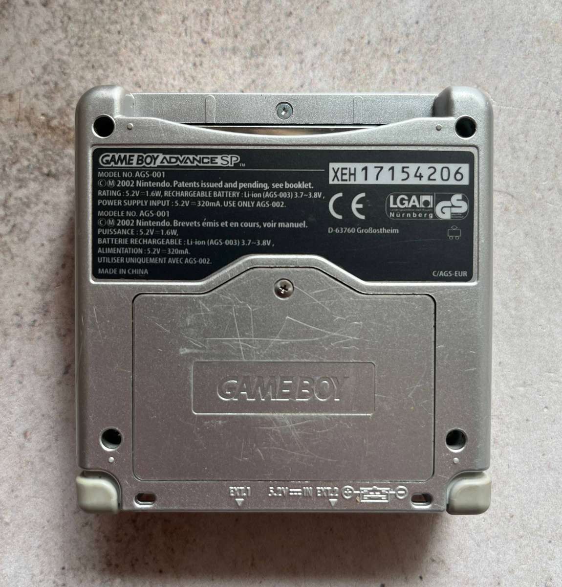Nintendo GameBoy Advance SP + 5 Games  Handheld Console Bundle
