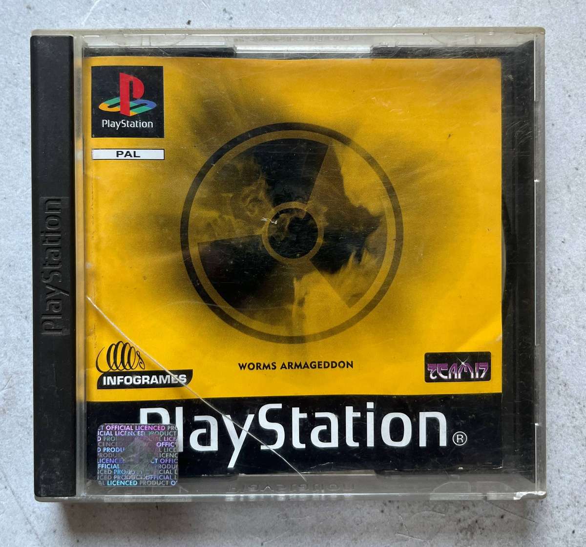 Worms Armageddon - PS1 - Turn-Based Strategy Game - CIB