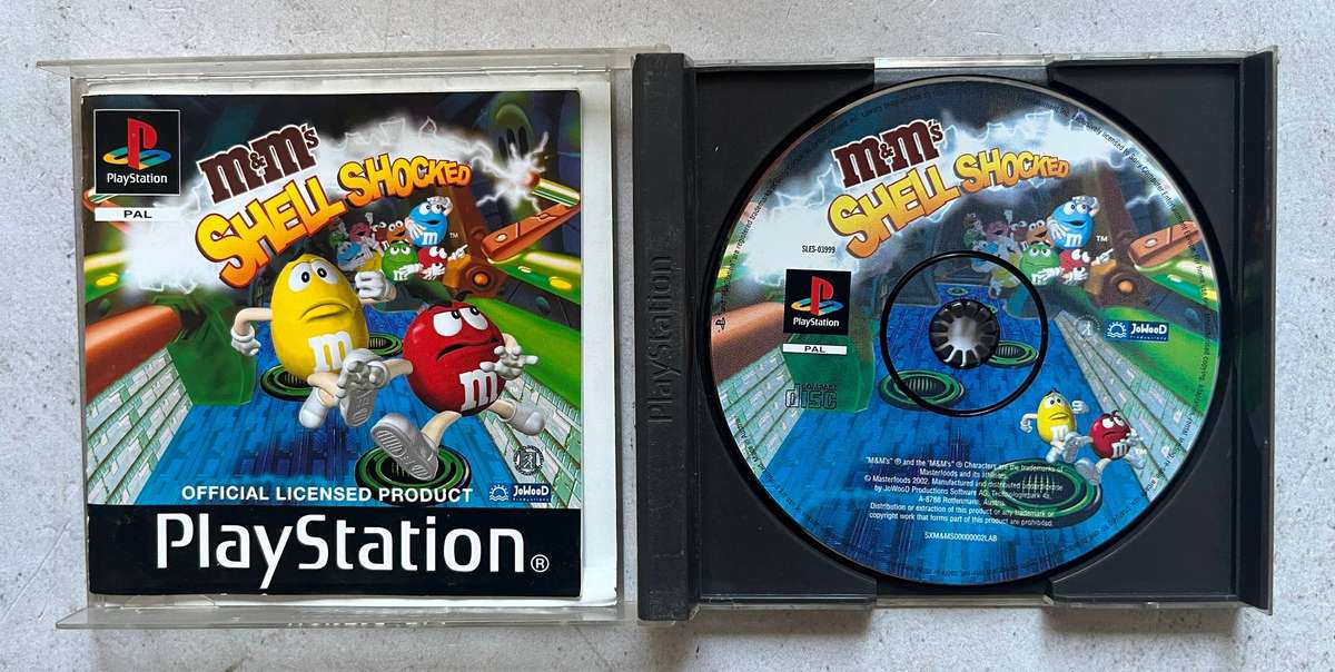 M&Ms Shell Shocked - PS1 - Platform Game - CIB