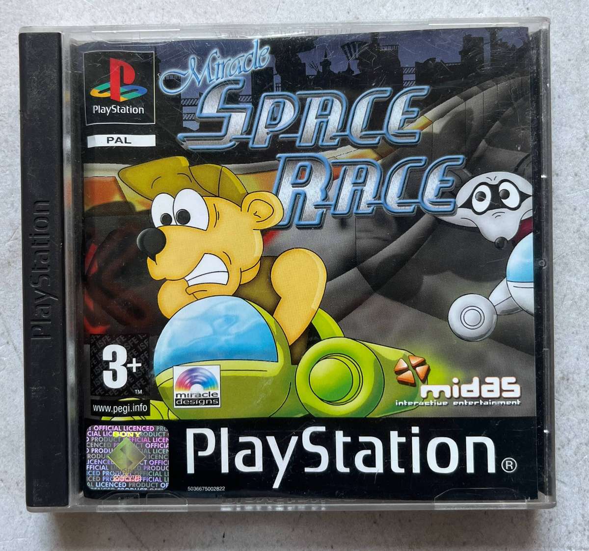 Miracle Space Race - PS1 - Racing Game - CIB