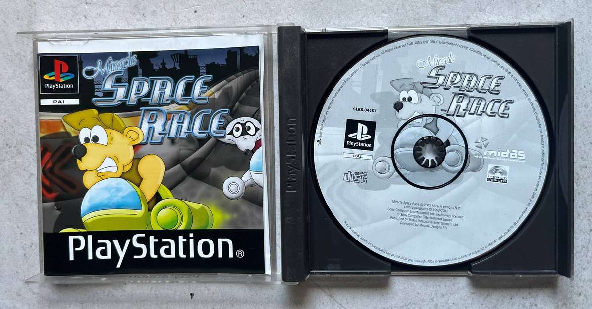 Miracle Space Race - PS1 - Racing Game - CIB