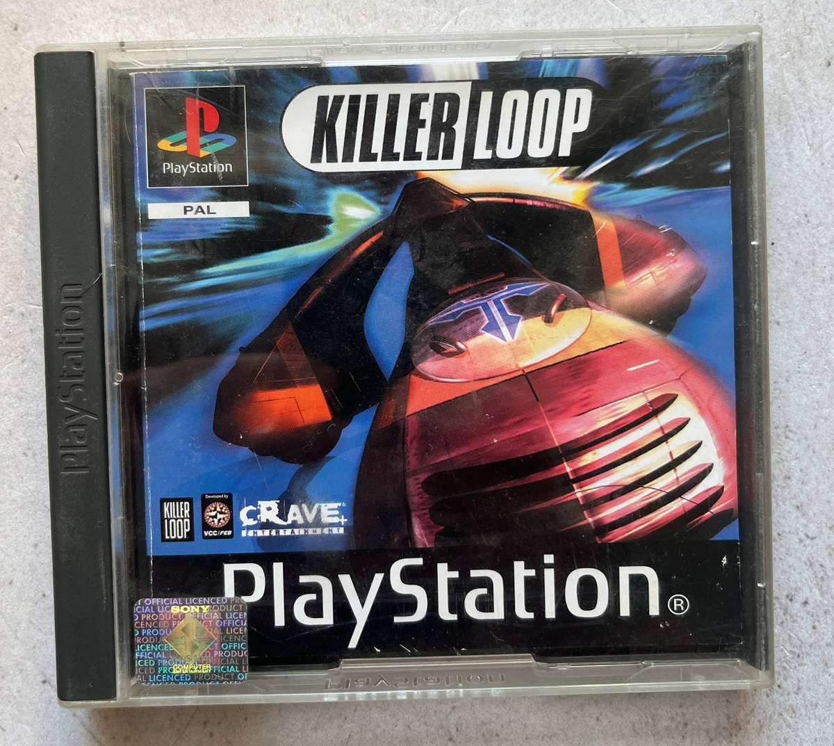 Killer Loop - PS1 - Futuristic Racing Game - No Cover Art