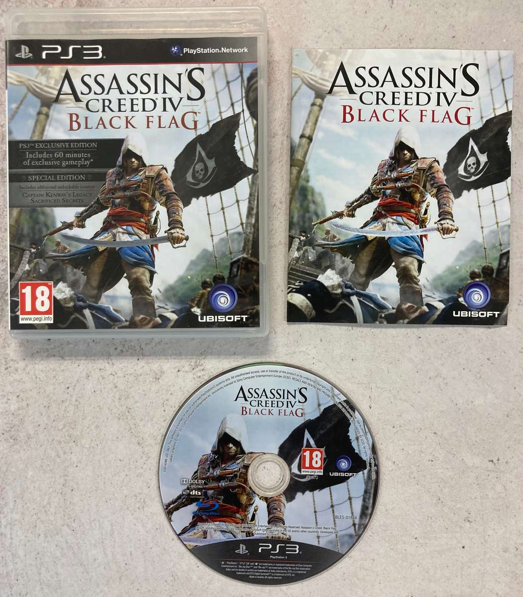 Assassins Creed IV - Black Flag (PS3) - Complete