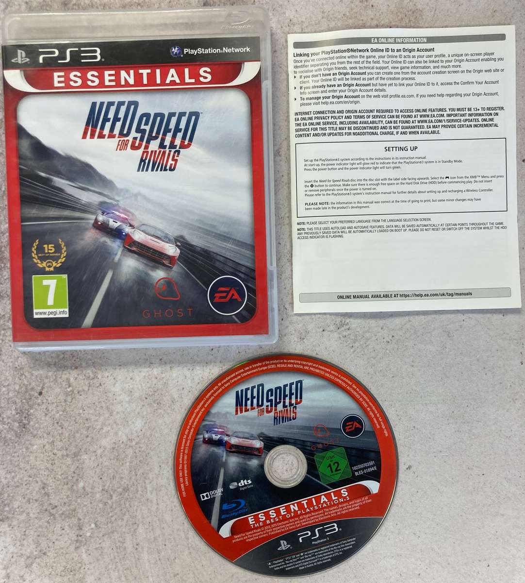 Need for Speed Rivals (PS3) - Complete