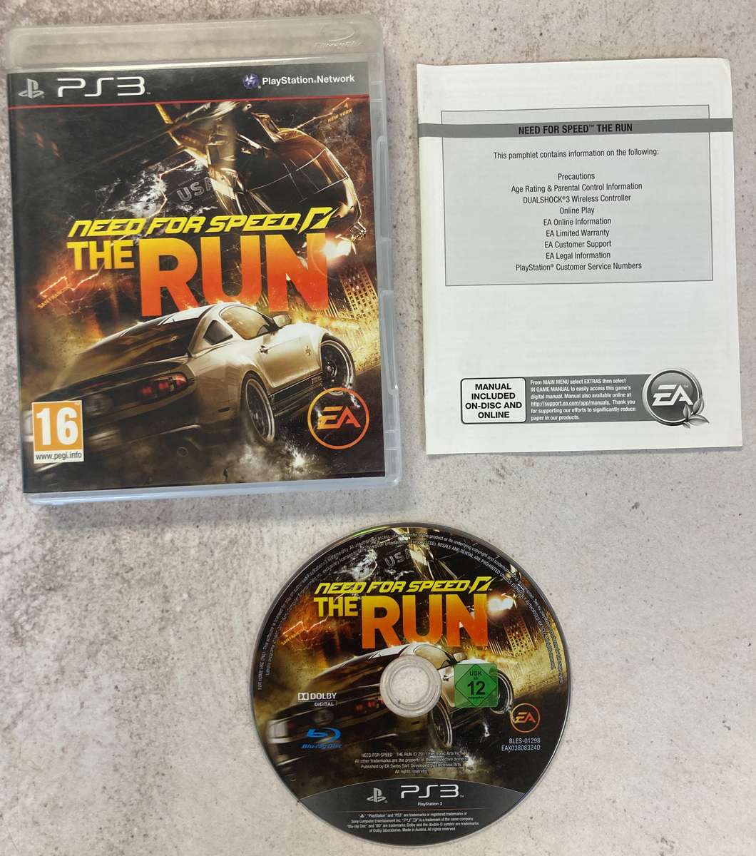 Need for Speed The Run (PS3) - Complete