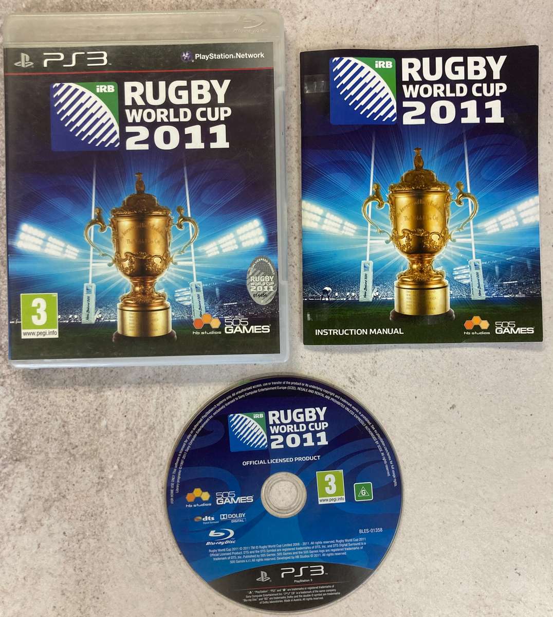 Rugby World Cup 2011 (PS3) - Complete