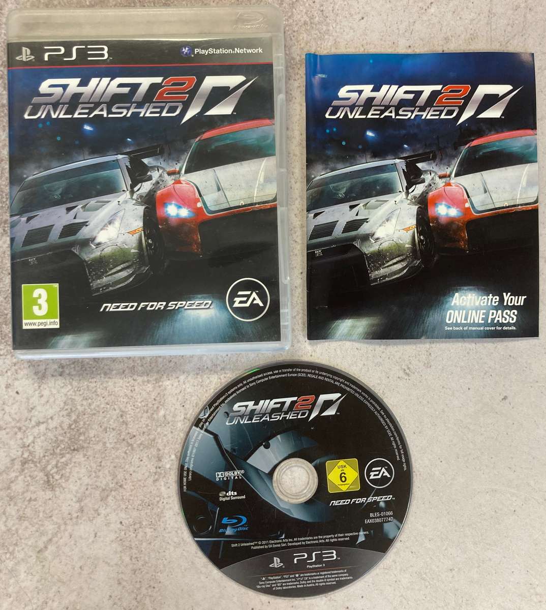 Shift 2 Unleashed (PS3)  Complete