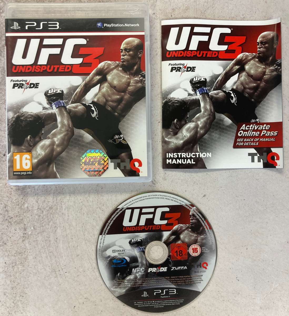 UFC Undisputed 3 (PS3) - Complete