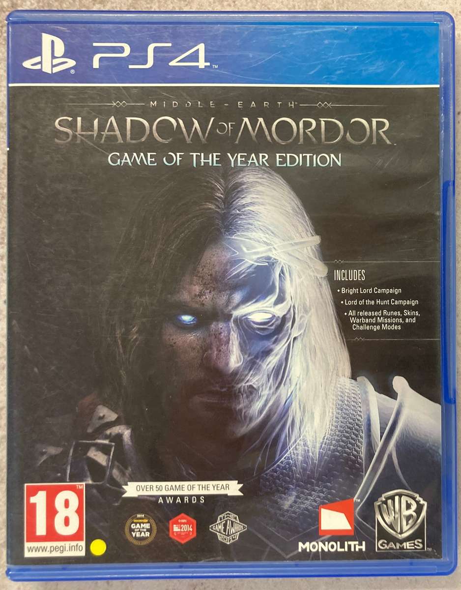 Middle Earth: Shadow of Mordor (PS4)