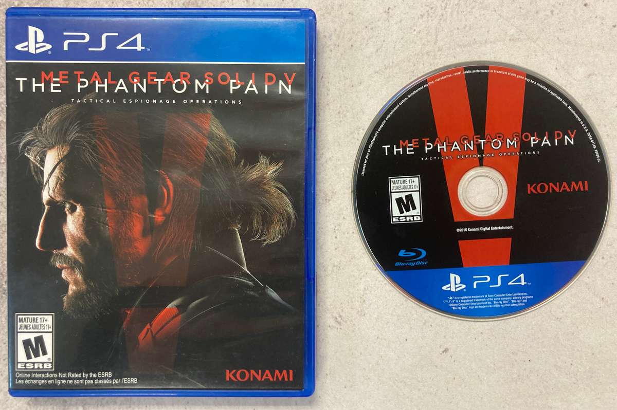 PS4 Game - Metal Gear Solid V: The Phantom Pain - Tested - Tactical Stealth - Fast Shipping