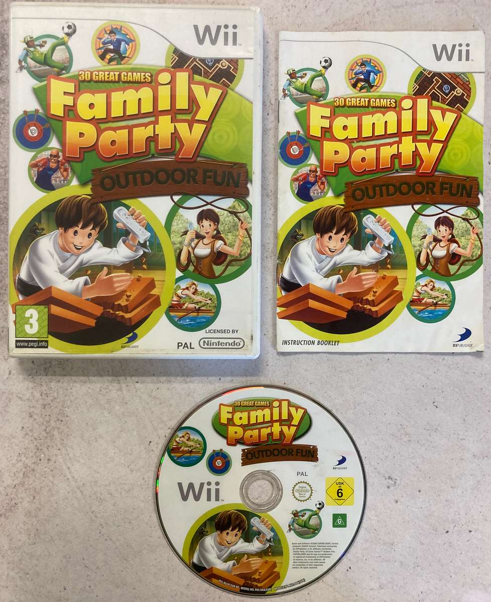 Family Party Outdoor Fun (Wii) - Complete