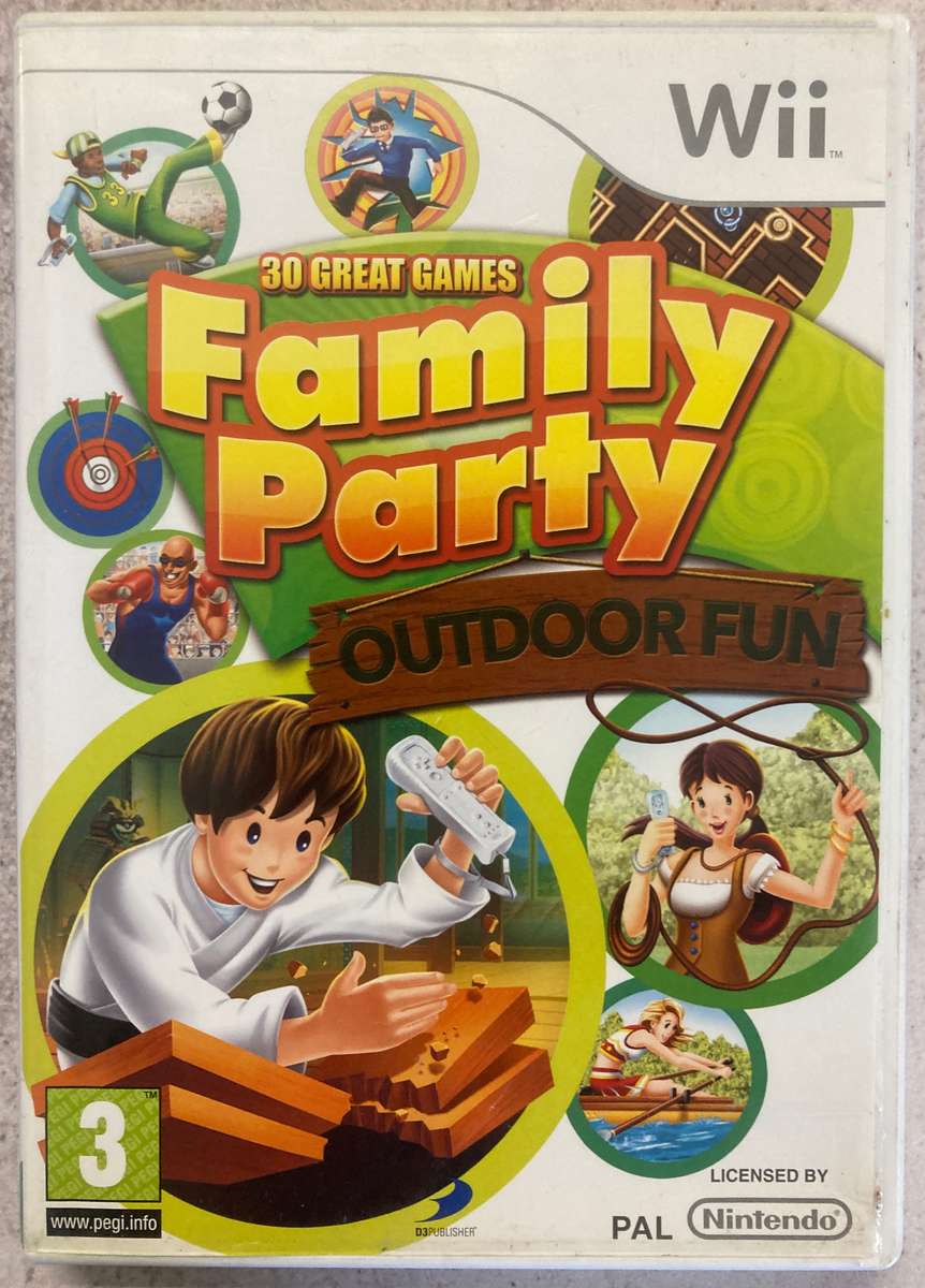 Family Party Outdoor Fun (Wii) - Complete