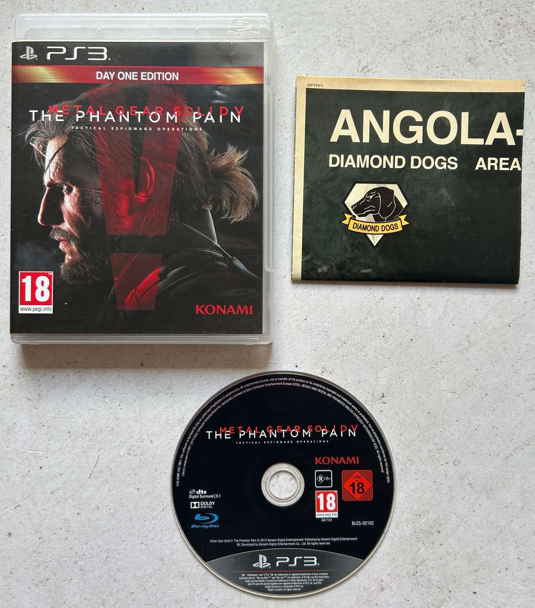 Metal Gear Solid V The Phantom Pain Day One Edition (PS3) - Complete