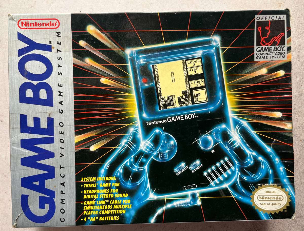 Nintendo Game Boy (DMG-01) Console - Complete in Box (CIB) | Original Nintendo Game Boy