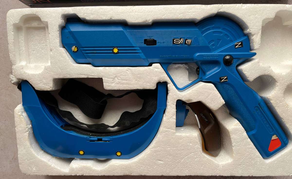SEGA Lock-On Electronic Target Shooting Game - Complete in Box (CIB) | Vintage SEGA Electronic Toy
