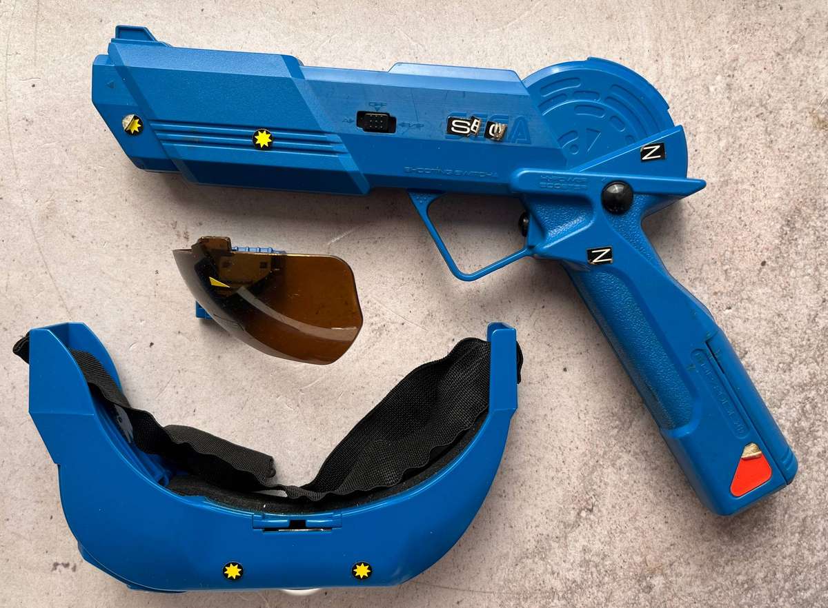 SEGA Lock-On Electronic Target Shooting Game - Complete in Box (CIB) | Vintage SEGA Electronic Toy