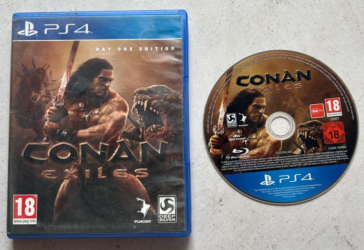 PS4 Game  Conan Exiles Day One Edition - Rare  Tested  Survival Crafting  Fast Shipping