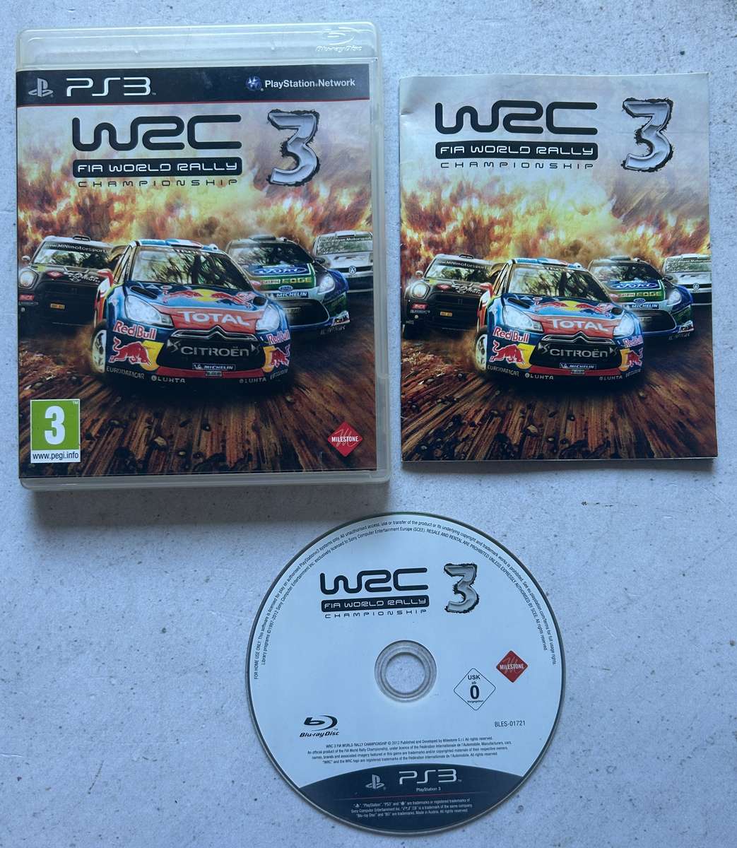 WRC 3 FIA World Rally Championship (PS3) - Complete