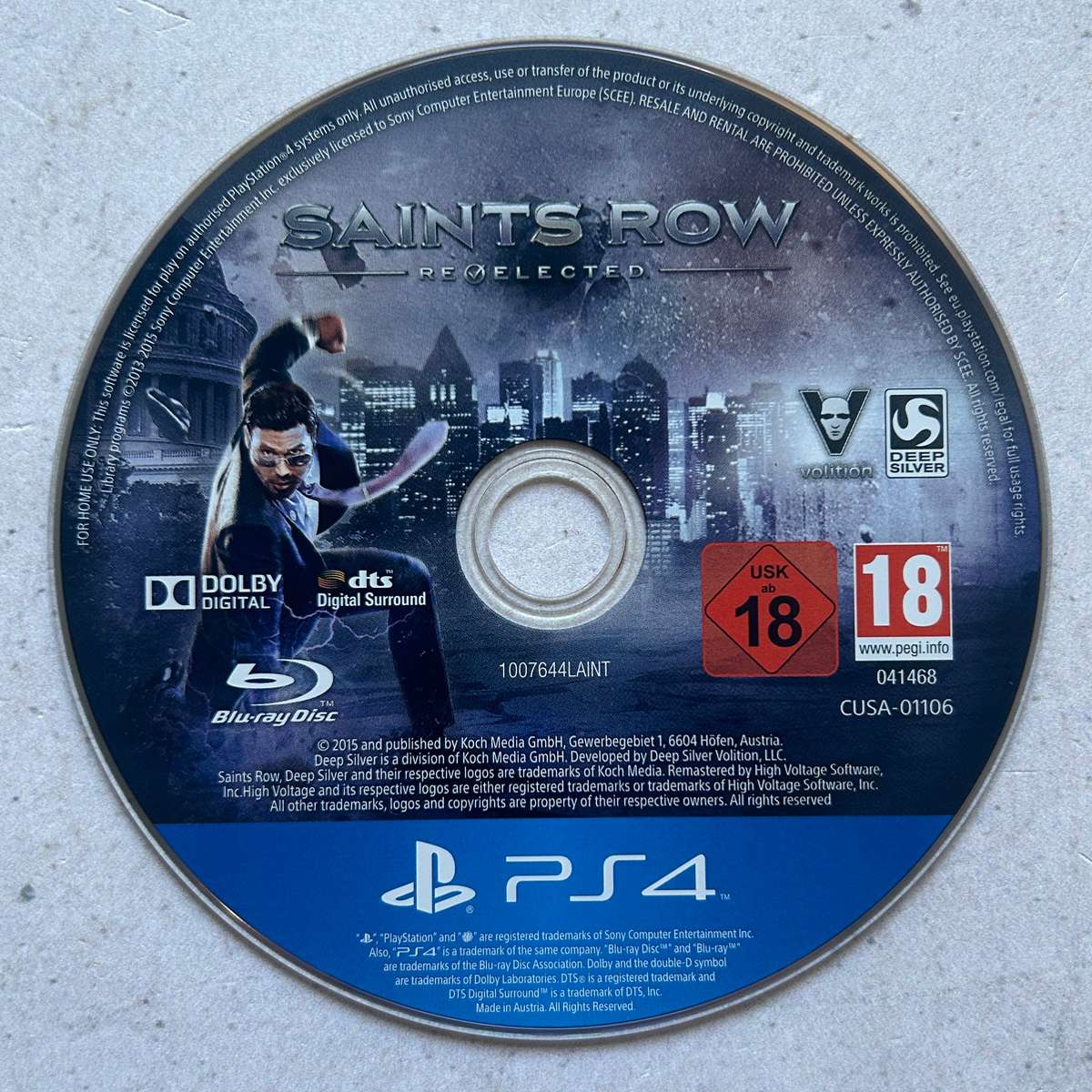 Saints Row Re-Elected (PS4) - Disk Only
