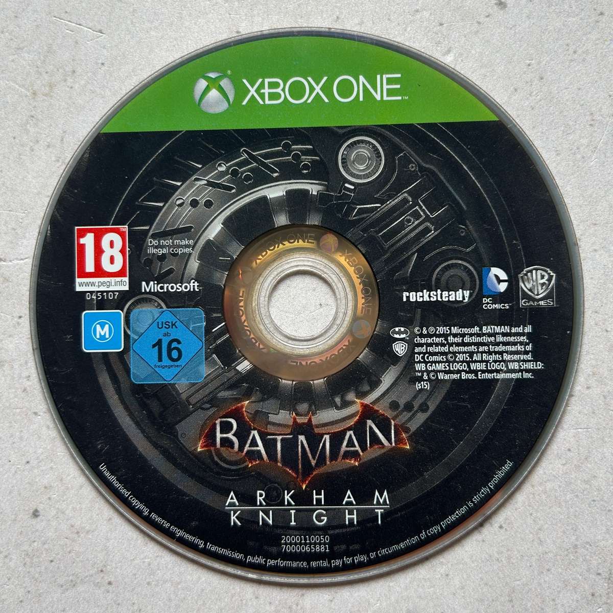 Batman Arkham Knight (Xbox One) - Disk Only