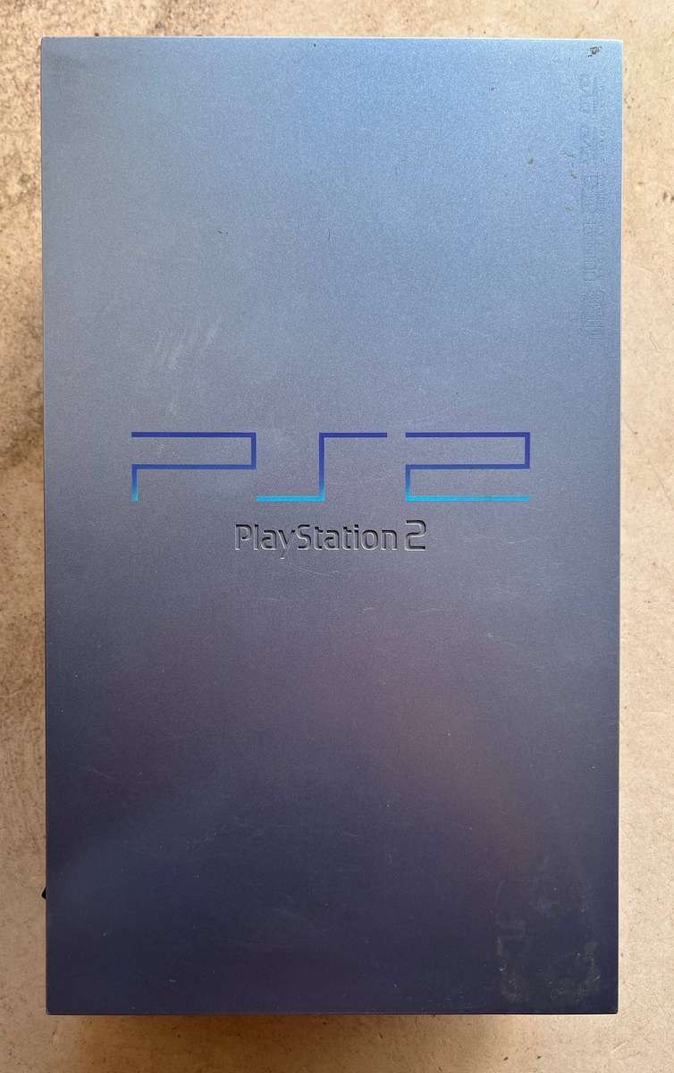 Sony PlayStation 2 Aqua Blue Console  Good Condition